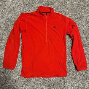 Arcteryx quarter zip waffle fleece